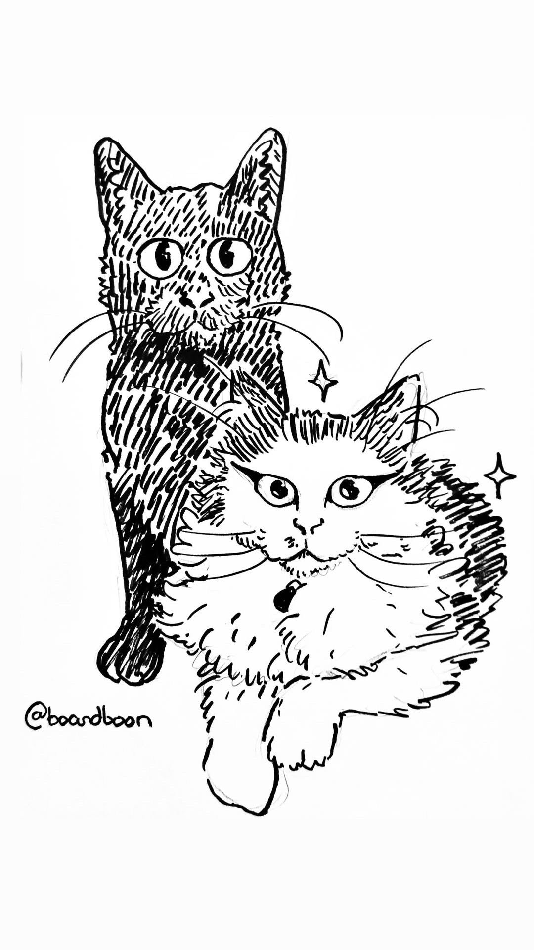 Hand-drawn Couples Commission